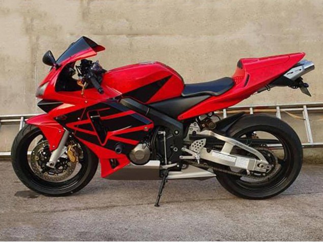 Mejores Carenados Moto Honda CBR600 F2 1991-1994 - Rojo Negro Mate