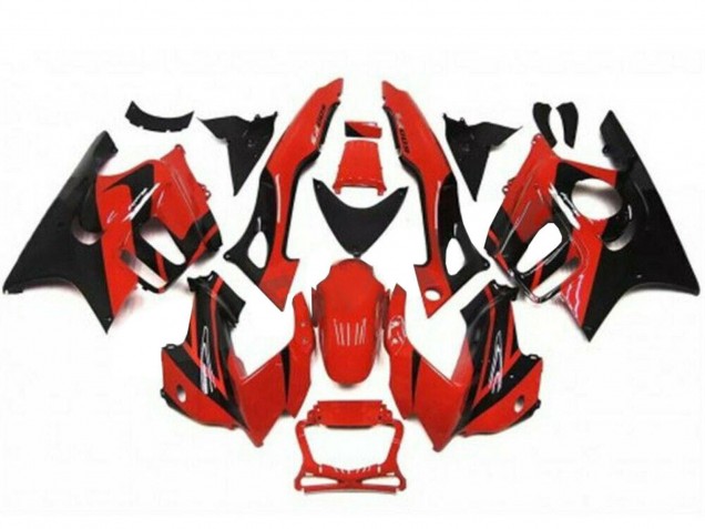 Mejores Kit Carenado Moto Honda CBR600 F3 1995-1996 - Rojo Negro Brillante