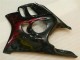 Mejores Carenados Moto Honda CBR600 F3 1995-1996 - Negro Brillante Rojo Llama