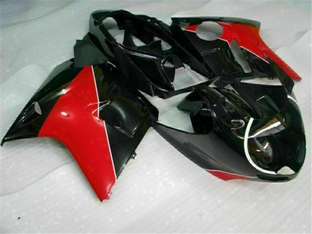 Mejores Carenados Moto Honda CBR1100XX Blackbird 1996-2007 - Rojo Negro Brillante