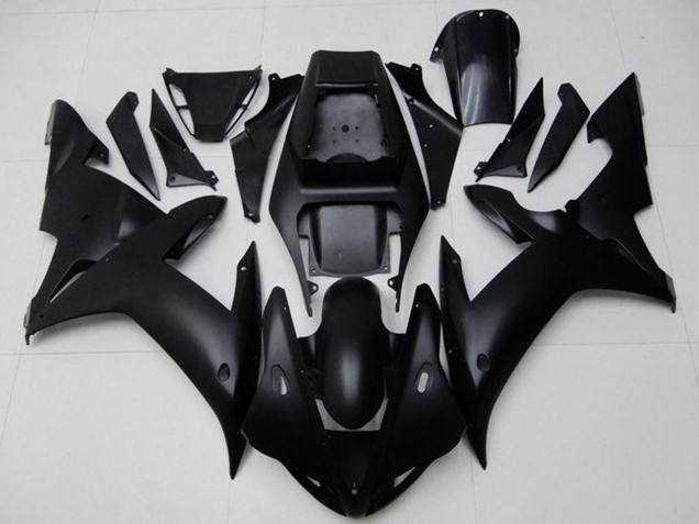 Mejores Carenados Moto Yamaha YZF R1 2002-2003 - Negro Mate