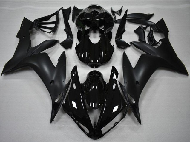 Mejores Carenados Moto Yamaha YZF R1 2004-2006 - Negro Brillante Negro Mate