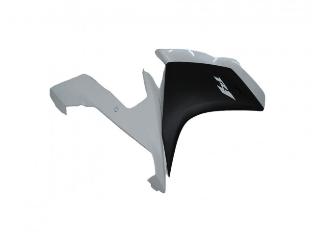 Mejores Carenado Moto Yamaha YZF R1 2007-2008 - Blanco Negro Mate