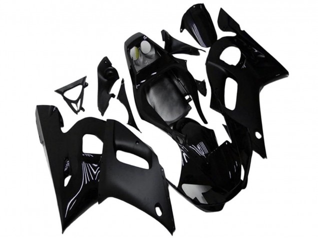 Mejores Carenados Moto Yamaha YZF R6 1998-2002 - Negro Brillante Negro Mate