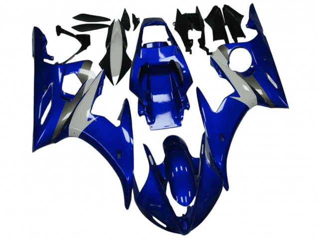 Mejores Carenado Moto Yamaha YZF R6 2003-2004 - Azul Blanco