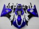 Mejores Carenados Moto Yamaha YZF R6 2003-2004 - Azul Blanco Negro Brillante