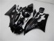 Mejores Kits Carenado Moto Yamaha YZF R6 2006-2007 - Negro Brillante Negro Mate
