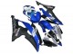 Mejores Carenados Moto Yamaha YZF R6 2008-2016 - Blanco Azul Negro Mate Yamalube