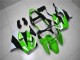 Mejores Kits Carenado Moto Kawasaki ZX6R 2000-2002 - Verde Blanco Negro