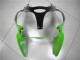 Mejores Kits Carenado Moto Kawasaki ZX6R 2000-2002 - Verde Blanco Negro