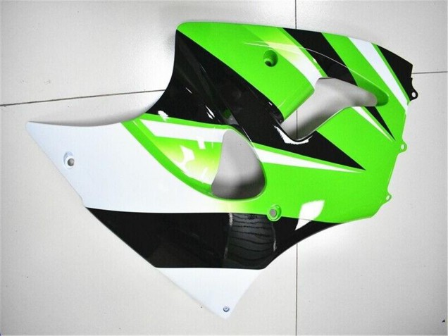 Mejores Kits Carenado Moto Kawasaki ZX6R 2000-2002 - Verde Blanco Negro