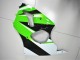 Mejores Kits Carenado Moto Kawasaki ZX6R 2000-2002 - Verde Blanco Negro