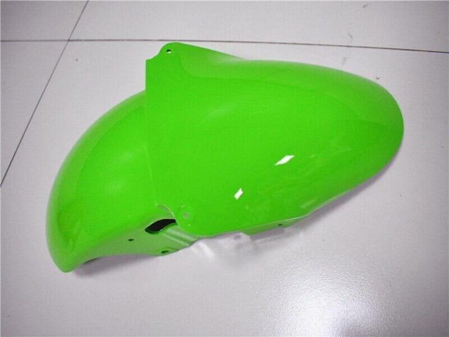 Mejores Kits Carenado Moto Kawasaki ZX6R 2000-2002 - Verde Blanco Negro