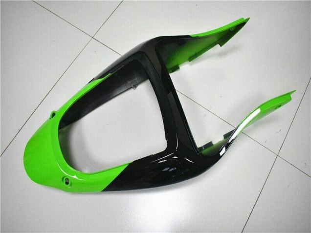 Mejores Kits Carenado Moto Kawasaki ZX6R 2000-2002 - Verde Blanco Negro