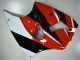 Mejores Carenados Moto Kawasaki ZX6R 2000-2002 - Blanco Rojo Negro Brillante