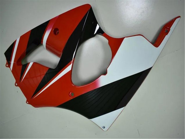 Mejores Carenados Moto Kawasaki ZX6R 2000-2002 - Blanco Rojo Negro Brillante