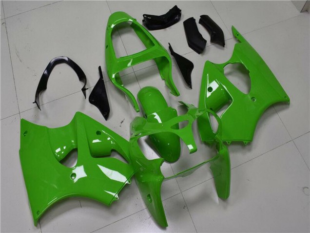 Mejores Carenados Moto Kawasaki ZX6R 2000-2002 - Verde Negro