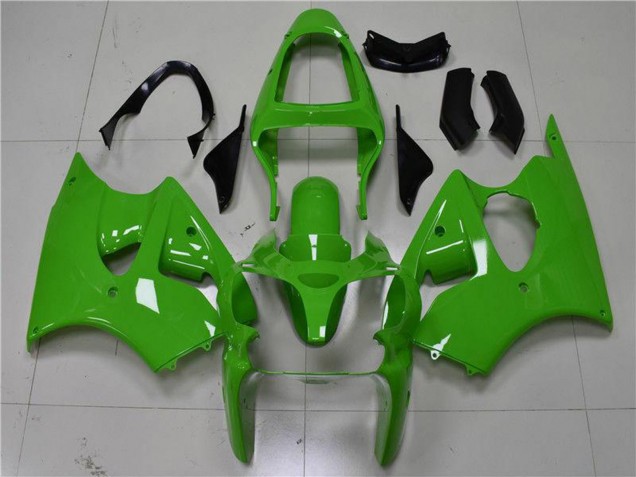 Mejores Carenados Moto Kawasaki ZX6R 2000-2002 - Verde Negro