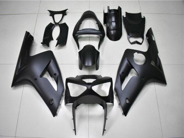 Mejores Carenados Moto Kawasaki ZX6R 2003-2004 - Negro Mate