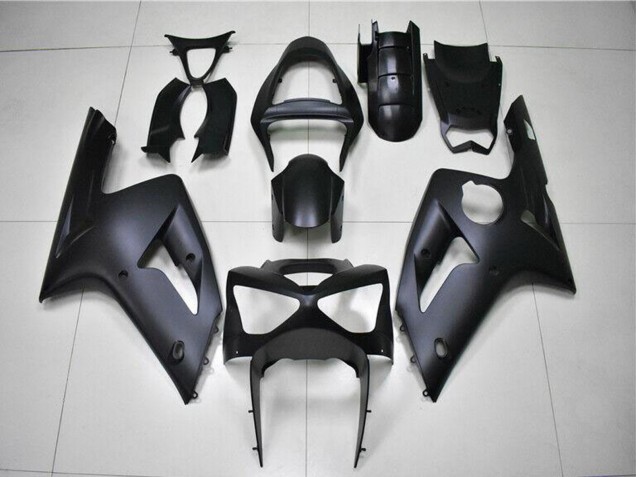Mejores Carenados Moto Kawasaki ZX6R 2003-2004 - Negro Mate