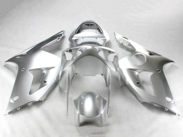Mejores Kits Carenado Moto Kawasaki ZX6R 2003-2004 - Plata
