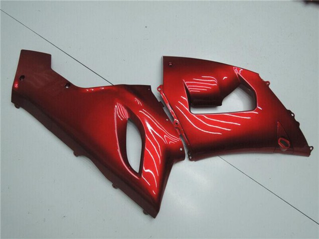 Mejores Carenados Moto Kawasaki ZX6R 2005-2006 - Rojo Caramelo