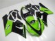 Mejores Carenado Moto Kawasaki ZX6R 2005-2006 - Verde Negro Brillante