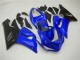 Mejores Carenados Moto Kawasaki ZX6R 2005-2006 - Azul Negro Mate