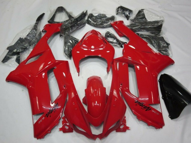 Mejores Carenados Moto Kawasaki ZX6R 2007-2008 - Rojo