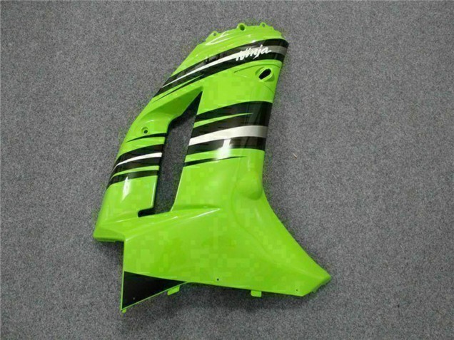 Mejores Kits Carenado Moto Kawasaki ZX6R 2007-2008 - Verde Negro