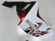 Mejores Carenados Moto Kawasaki ZX6R 2007-2008 - Blanco Negro Rojo