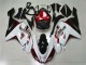 Mejores Carenados Moto Kawasaki ZX6R 2007-2008 - Blanco Negro Rojo