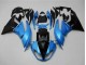 Mejores Carenados Moto Kawasaki ZX6R 2009-2012 - Azul Claro Negro Brillante