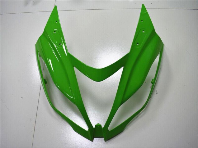 Mejores Carenados Moto Kawasaki ZX6R 2013-2018 - Verde Blanco Negro Brillante