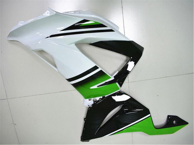 Mejores Carenados Moto Kawasaki ZX6R 2013-2018 - Verde Blanco Negro Brillante
