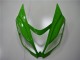 Mejores Carenado Moto Kawasaki ZX6R 2013-2018 - Verde Negro Brillante