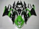 Mejores Carenado Moto Kawasaki ZX6R 2013-2018 - Verde Negro Brillante