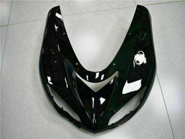 Mejores Kits Carenado Moto Kawasaki ZX10R 2006-2007 - Negro Brillante Rojo Llama