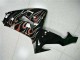 Mejores Kits Carenado Moto Kawasaki ZX10R 2006-2007 - Negro Brillante Rojo Llama