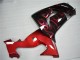 Mejores Carenado Moto Kawasaki ZX10R 2006-2007 - Negro Brillante Rojo Llama