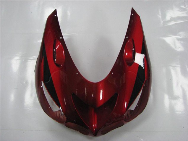 Mejores Carenados Moto Kawasaki ZX14R ZZR1400 2006-2011 - Rojo Negro