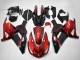 Mejores Carenados Moto Kawasaki ZX14R ZZR1400 2006-2011 - Rojo Negro