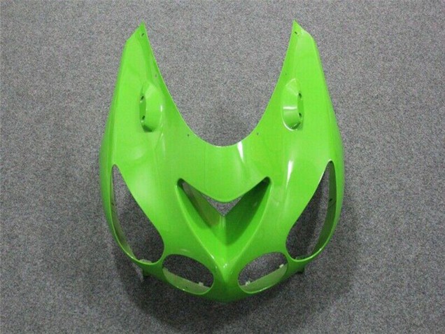 Mejores Carenado Moto Kawasaki ZX14R ZZR1400 2006-2011 - Verde Negro Brillante