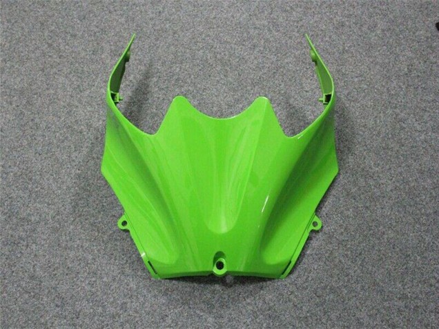 Mejores Carenado Moto Kawasaki ZX14R ZZR1400 2006-2011 - Verde Negro Brillante