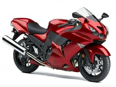 Mejores Carenados Moto Kawasaki ZX14R ZZR1400 2006-2011 - Rojo