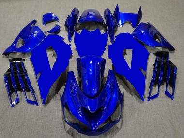 Mejores Carenados Moto Kawasaki ZX14R ZZR1400 2012-2024 - Azul Negro