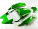 Mejores Carenado Moto Kawasaki ZX14R ZZR1400 2012-2024 - Verde Negro Brillante