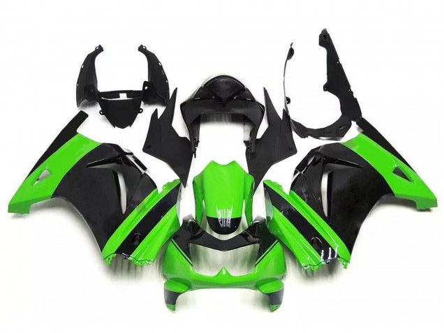 Mejores Carenado Moto Kawasaki EX250 2008-2012 - Verde Negro