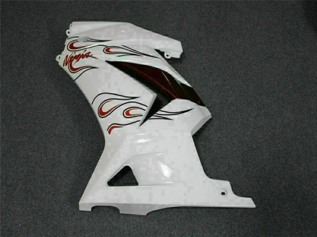 Mejores Carenados Moto Kawasaki EX250 2008-2012 - Blanco Rojo