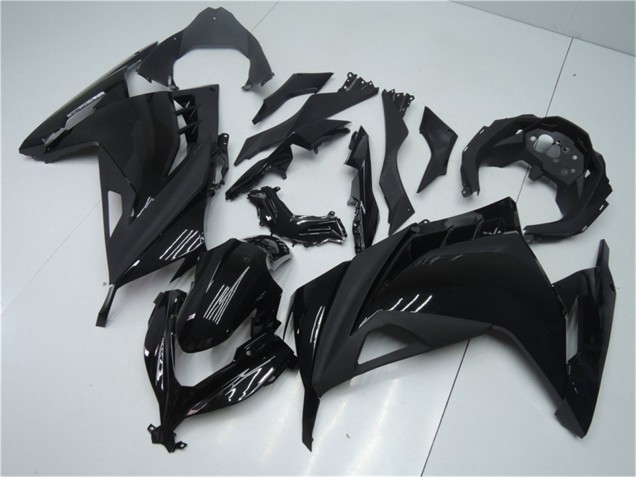 Mejores Carenados Moto Kawasaki Ninja 300 EX300R 2013-2024 - Negro Brillante Negro Mate